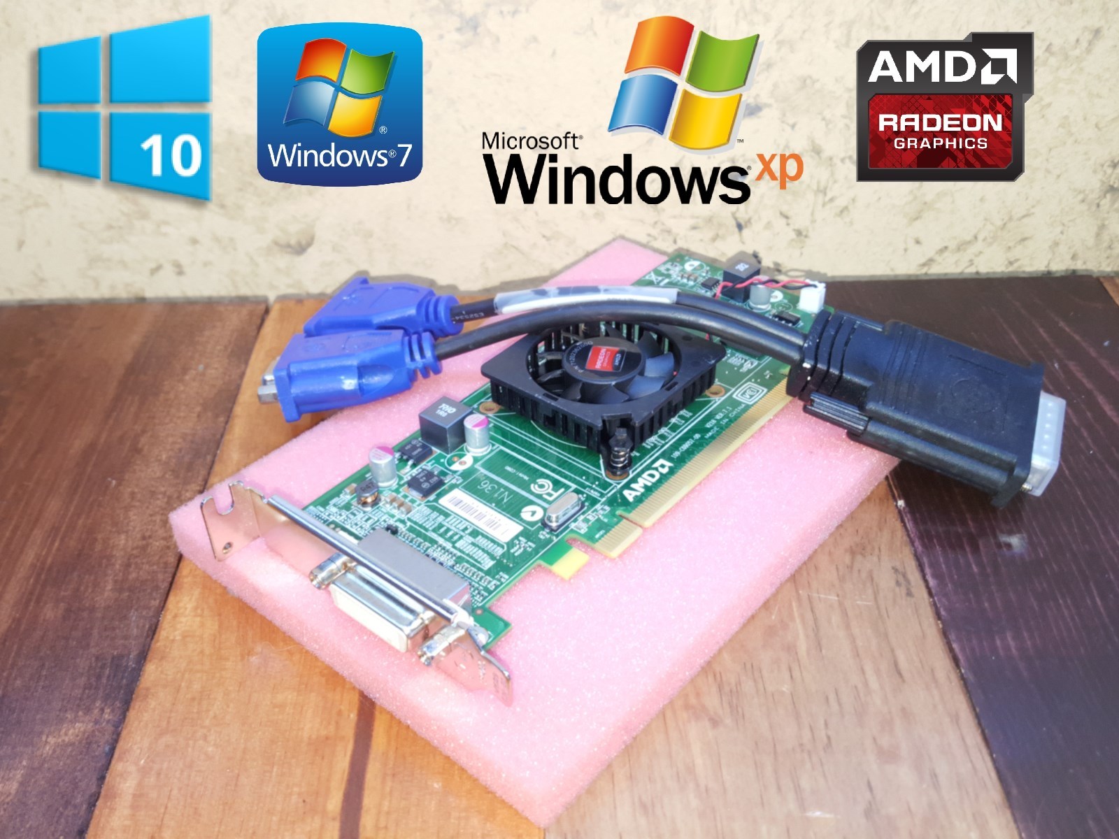 Windows 10 Dell Inspiron 530s 531s 537s 620s 660s Dual Monitor VGA Video Card