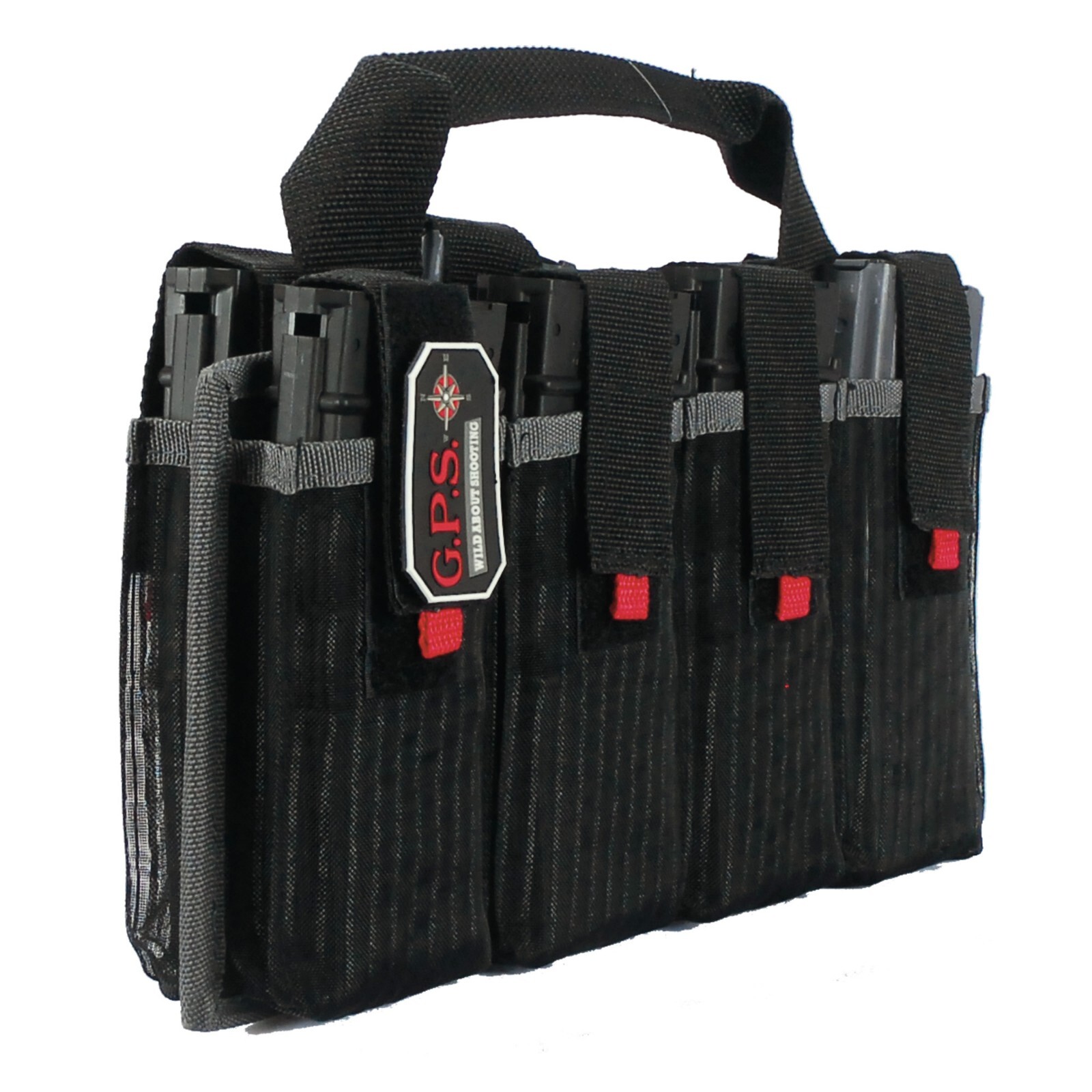 GPS Magazine Tote Black Soft Fits 8 Rifle Mags GPS-1365MAG