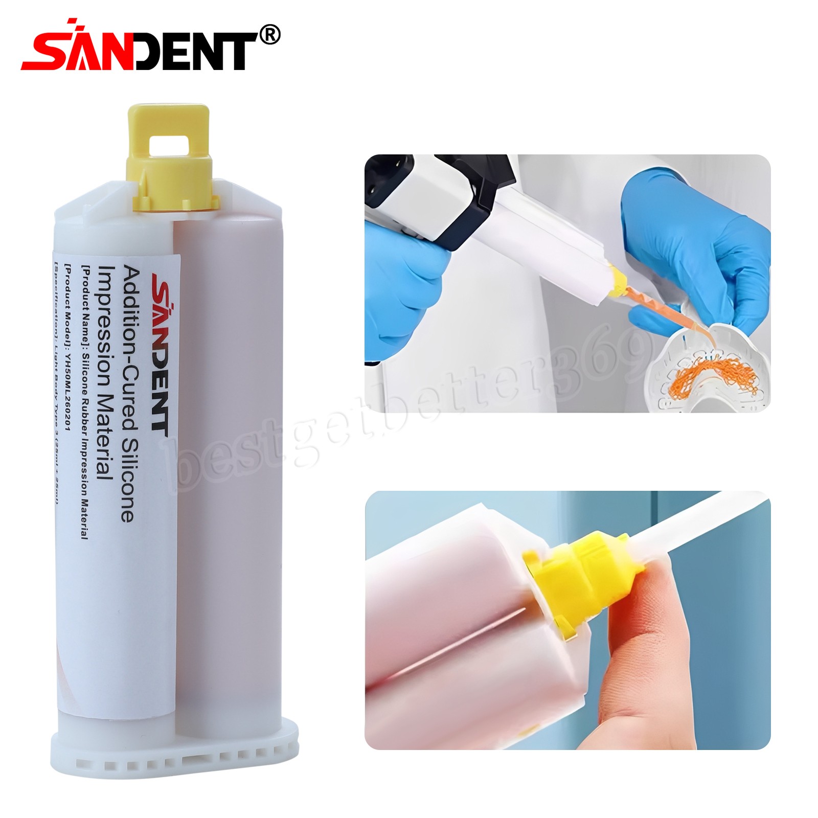 Dental Silicone Elastomeric Impression Material Heavy/Light Body Normal