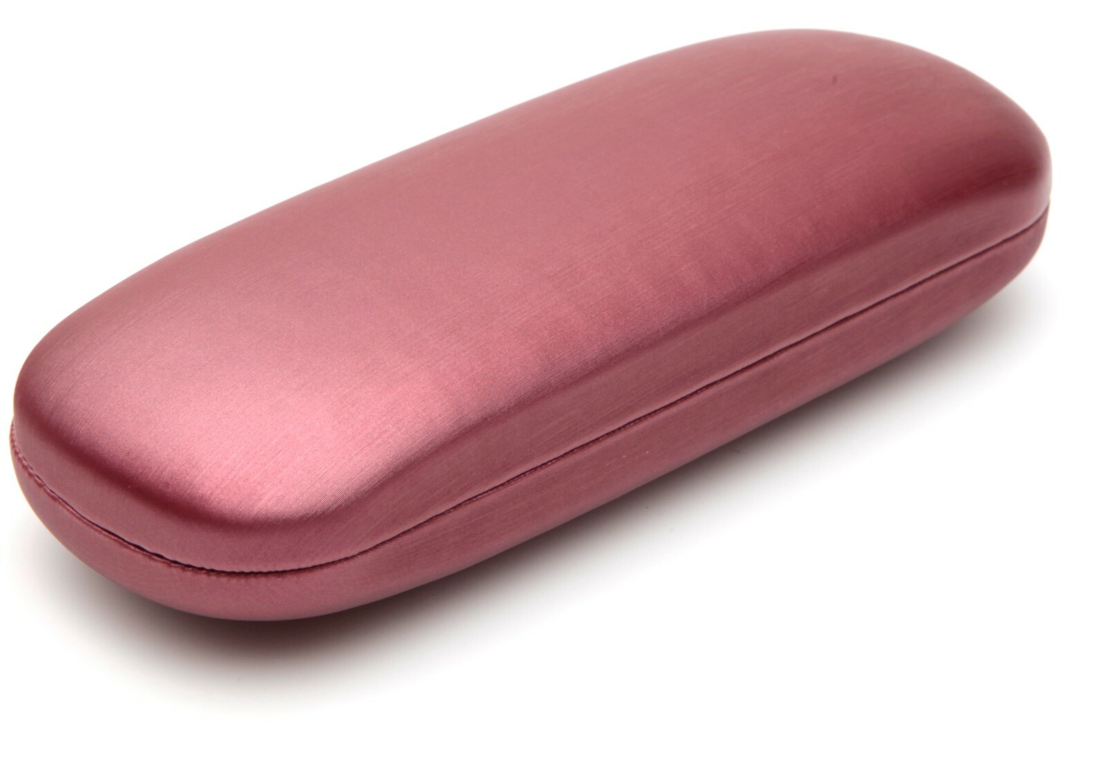 NEW Clam Shell Hard Eyeglasses Glasses Case Burgundy w/Microfiber Cleaning Cloth