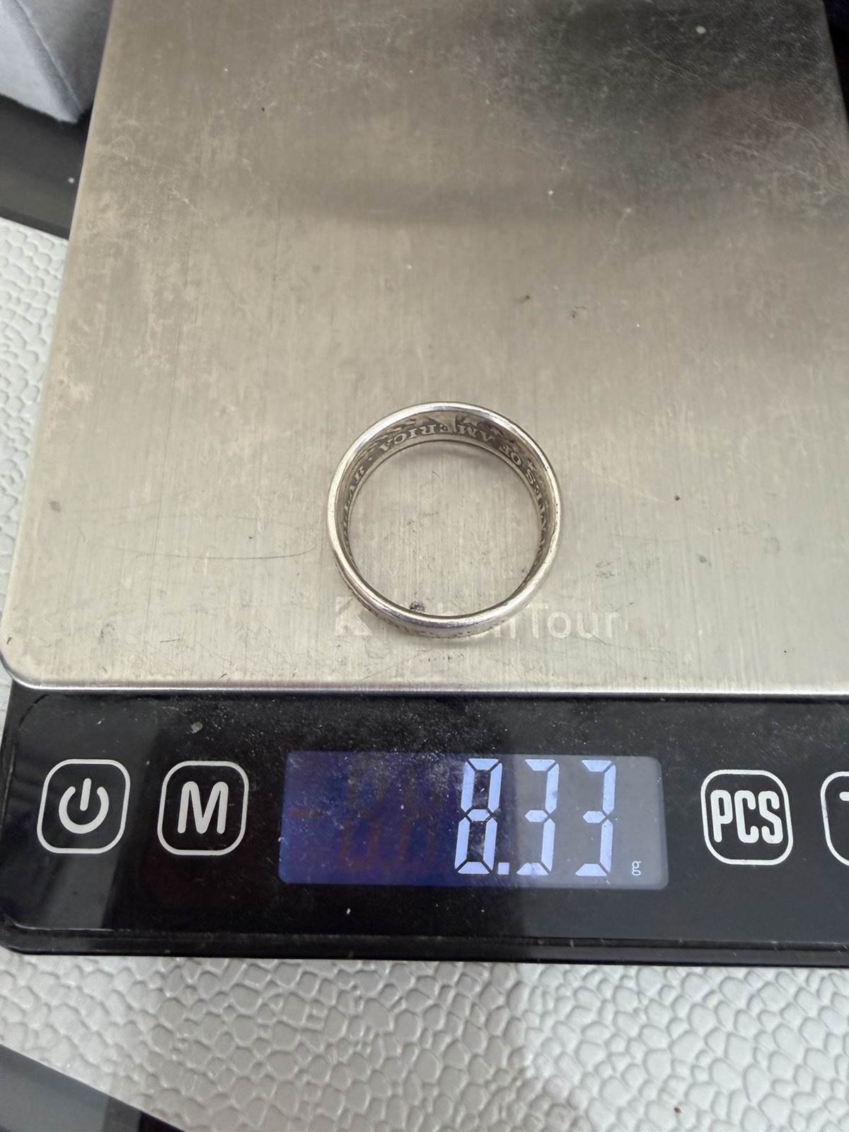 Half Dollar Coin 1908 Ring