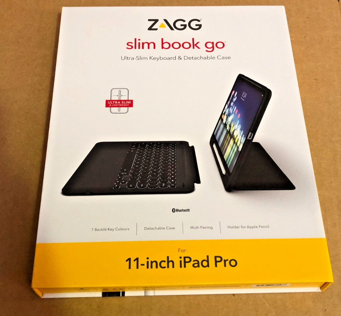 ZAGG Slim Book Go Keyboard Case for 11" iPad Pro – Open Box