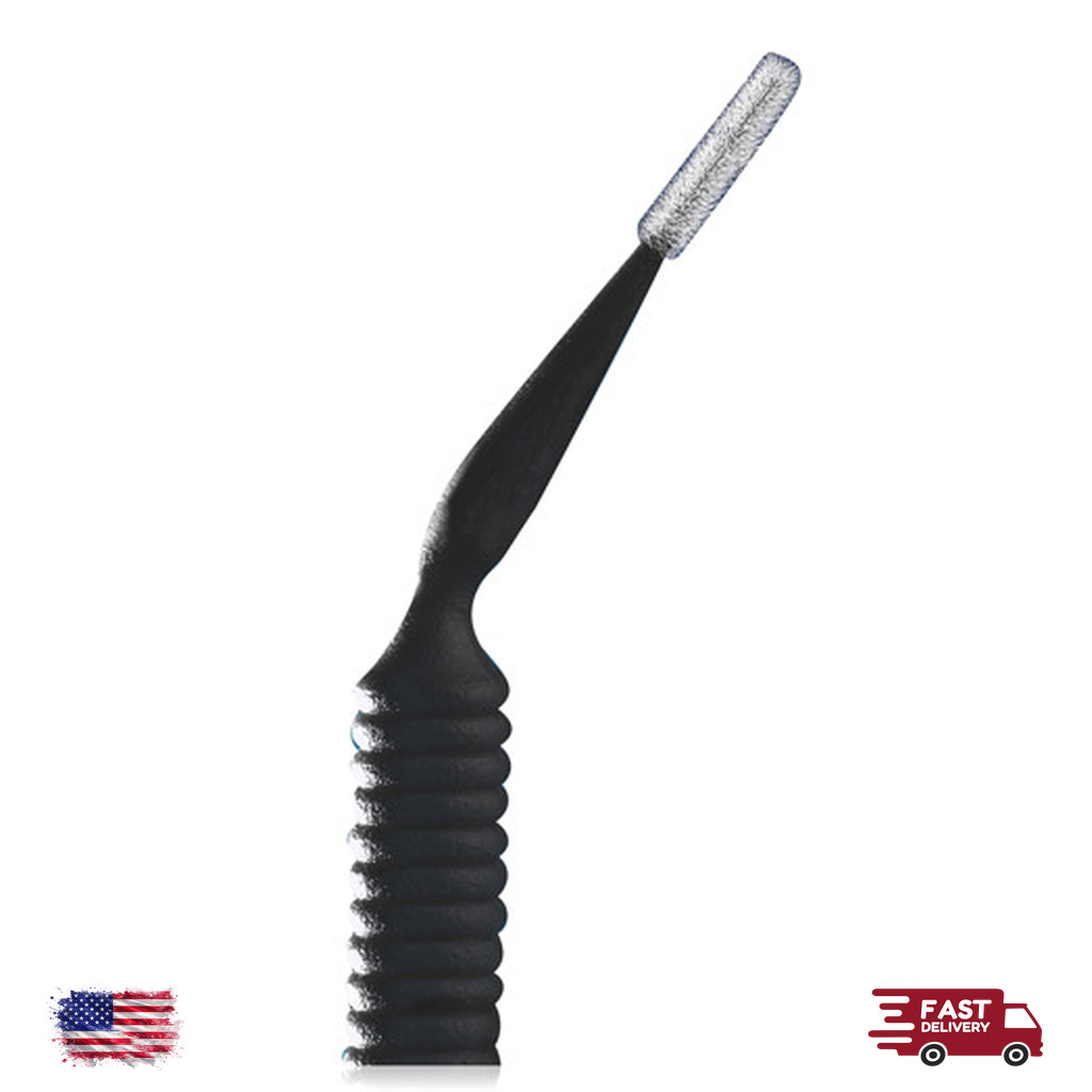 Extended Extra-Thin Microapplicators Black 100/Pk Bendable 90 Degree Dental