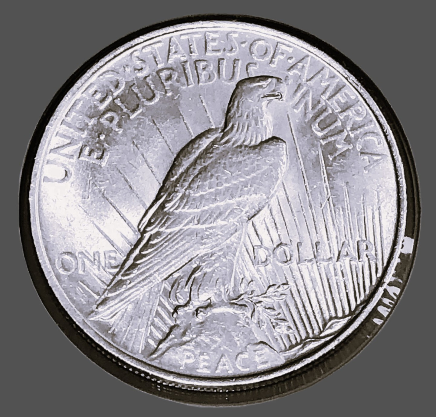 1923 PEACE SILVER DOLLAR $1  PHILADELPHIA MINT COIN / BU-UNC  / GEM MS++ DETAILS