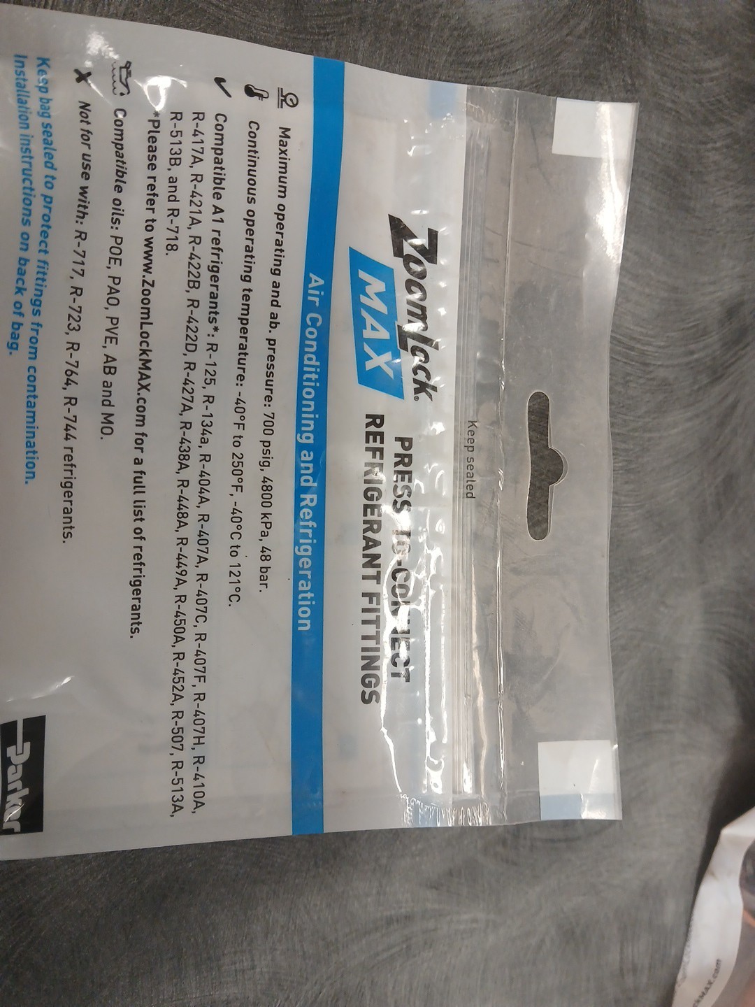Zoomlock MAX Press To Connect Fitting 7/8” Coupling 2 Pack
