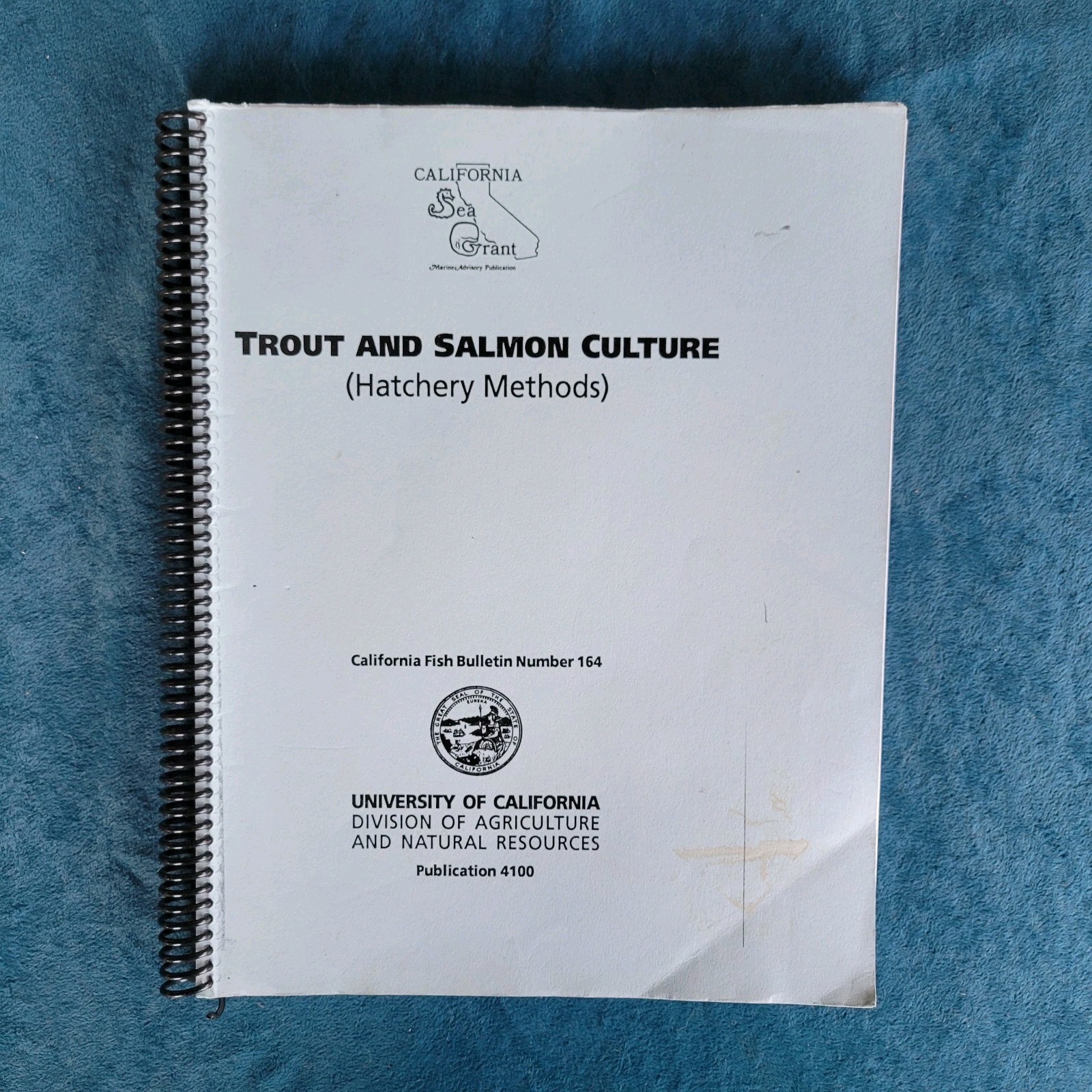 TROUT AND SALMON CULTURE (HATCHERY METHODS)  ;  1980  ;  197 PAGES
