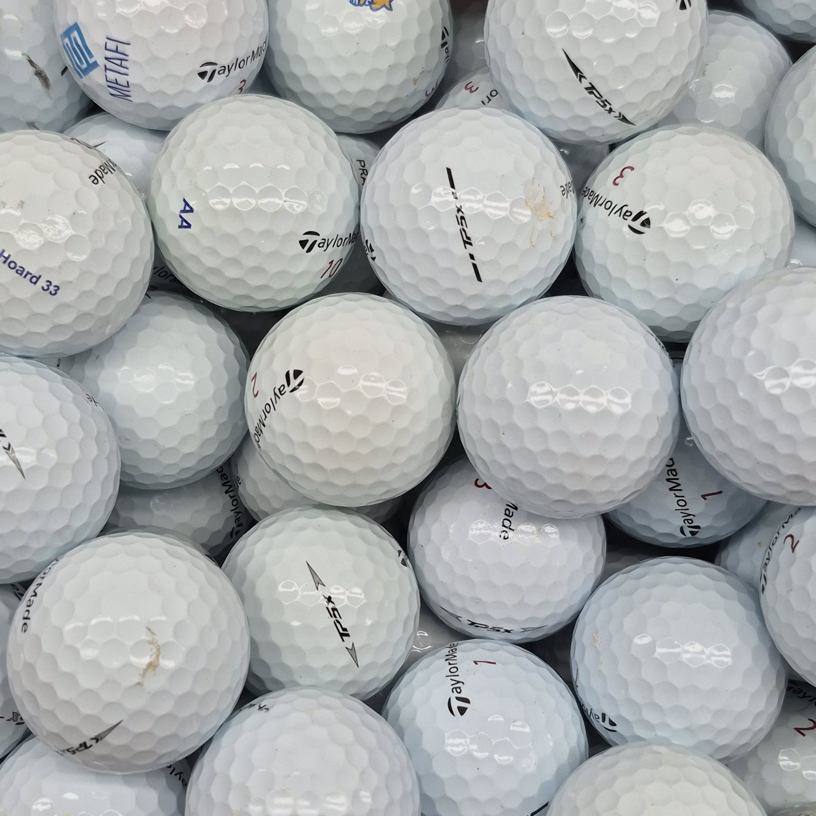 36 TaylorMade TP5x White Used Golf Balls - 3A Value Grade AAA