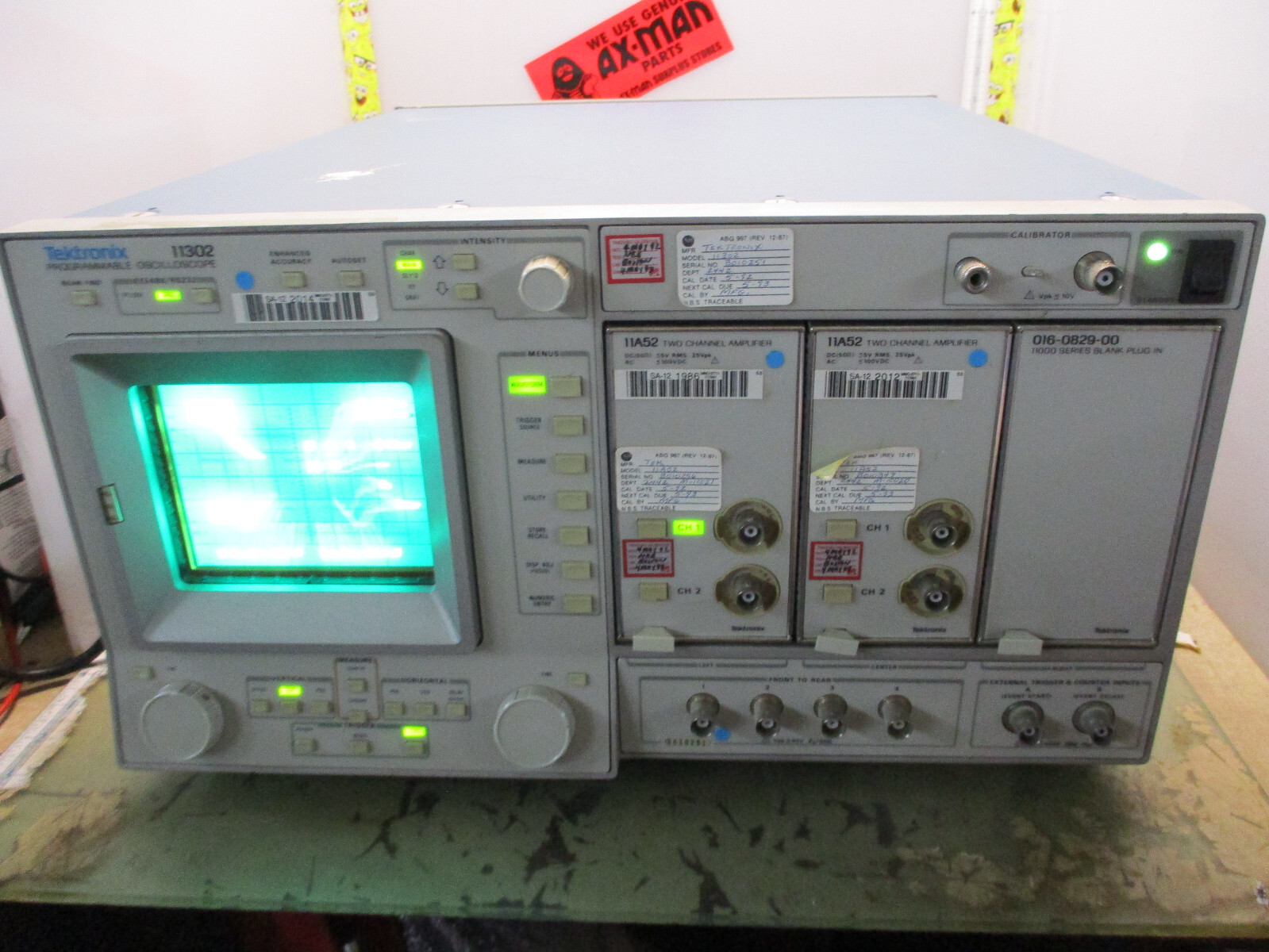 tektronix 11302 programmable oscilloscope 11a52 two channel amplifiers p [19-E]