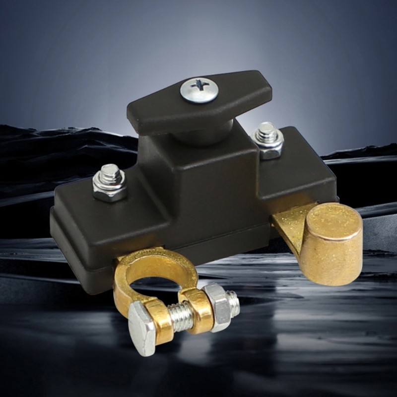 Auto Battery Cut Off Switch Battery Isolator Switch Brass for Long Term Storage