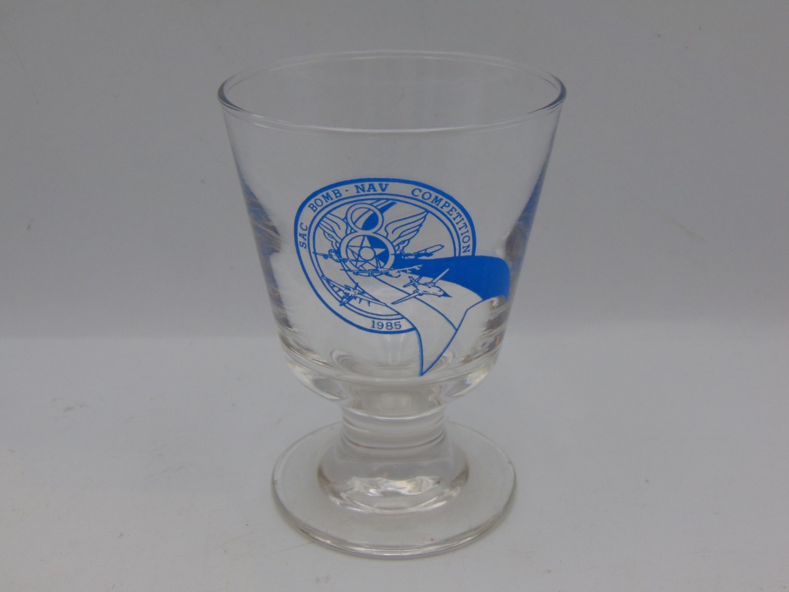 1985 GLASS STRATEGIC AIR COMMAND SAC BOMBING NAVIGATION COMPETITION US AIR FORCE