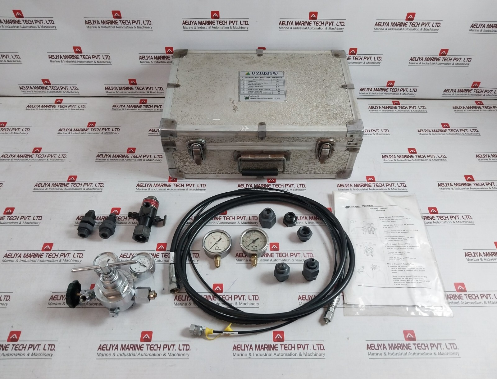 HMP HANMI HYDRAULIC N2 Charging Tool Kit for Alpha Lubricator FR-ILS-OP