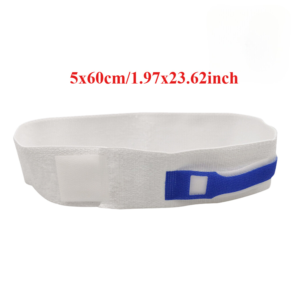 Catheter Fixation Belt Urine Bag Leg Strap Urine Holder Urination Bandage Blue