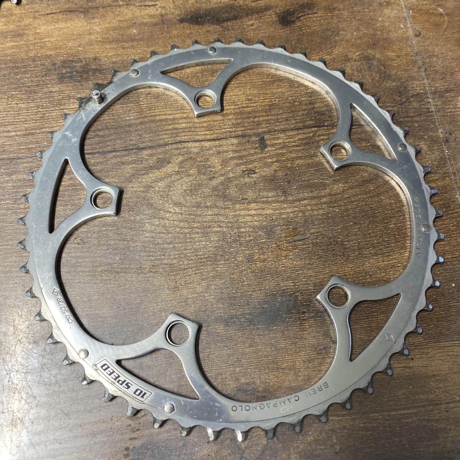 Campagnolo brev 53 tooth 10 speed chainring 135 bcd  (8800-155)