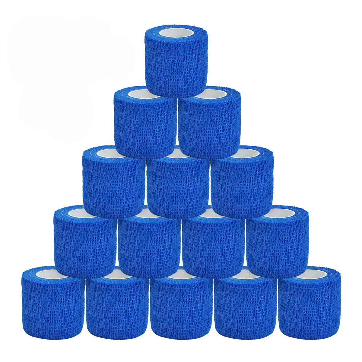 Blue Gauze Medical Bandage Self-adhesive Breathable Elastic Bandages for Sports