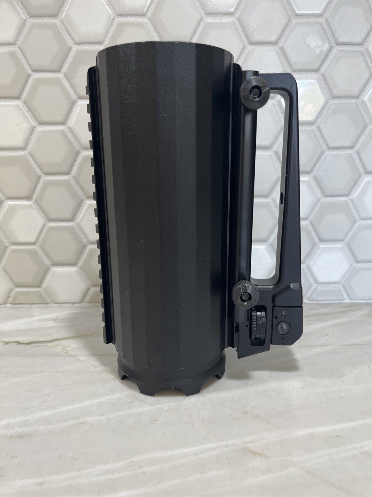 Black Tactical Battle Mug Detachable Carry Military Rail Mug Cup Hunting Kit New