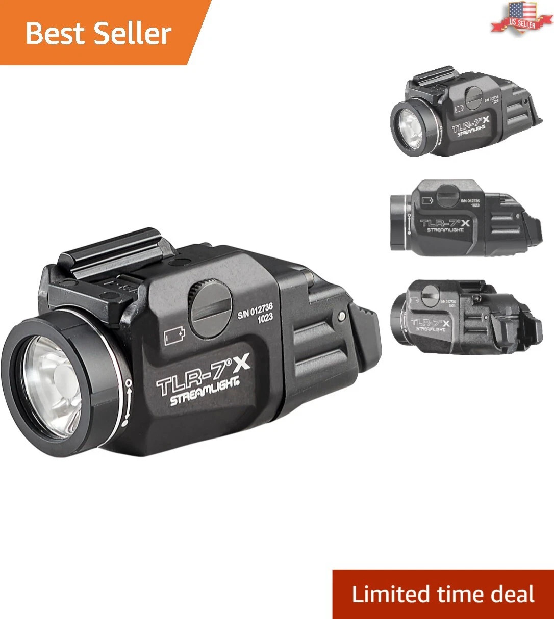 TLR-7X Low-Profile Rail-Mounted Tactical Weapon LED Light