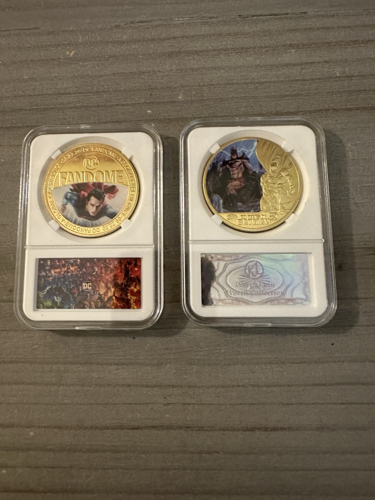 DC Comics Slabbed Coins Choose From Batman Or Superman