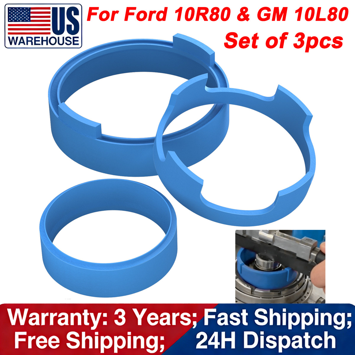 For Ford 10R80 & GM 10L80 Transmission Removal Ring Tool Piston Compressor Tool