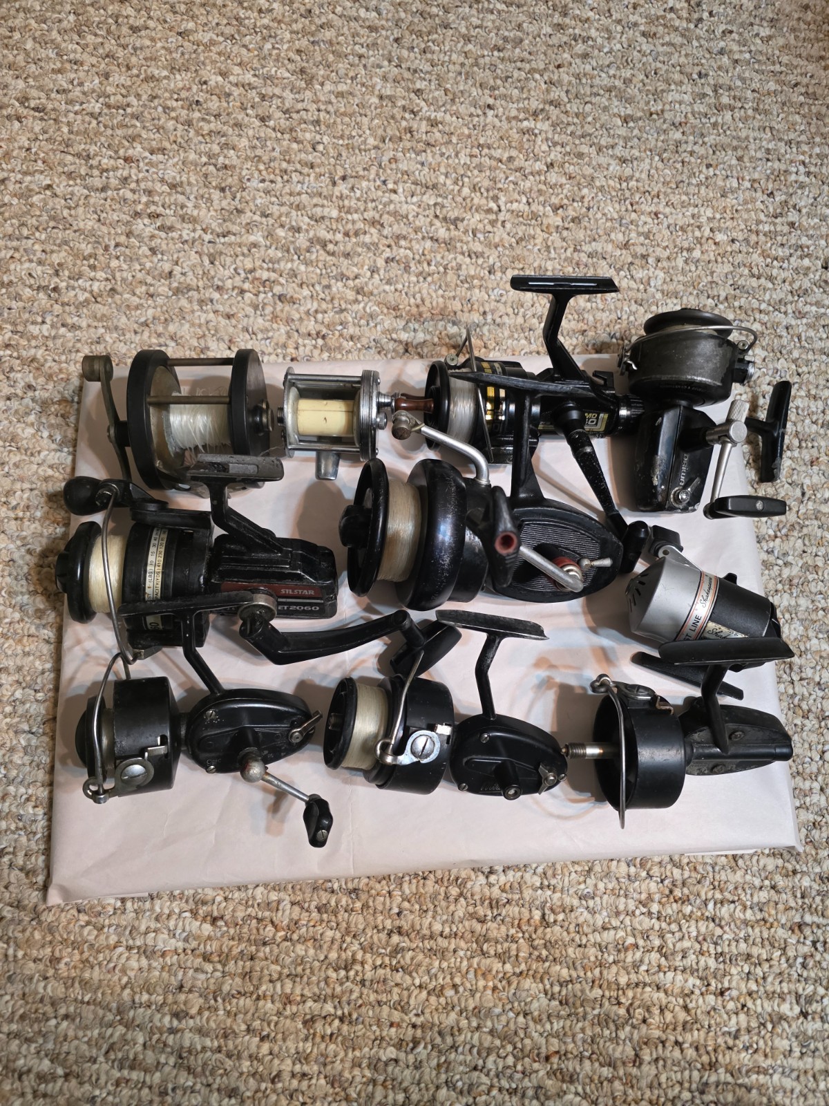 Vintage Lot Of 10 Mitchell Bronson Ryobi Baitcaster Other Spinning Reels Parts