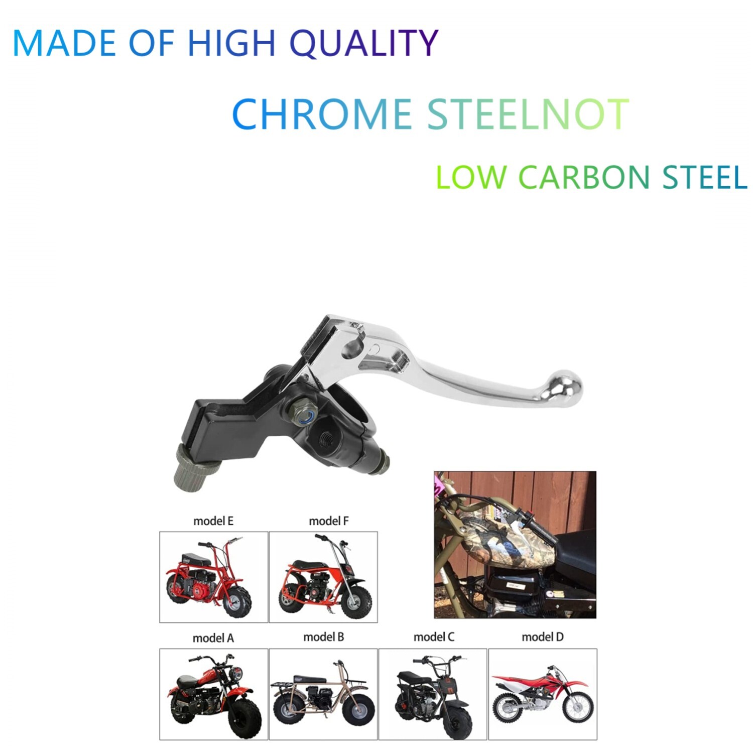 Left Clutch Brake Lever FIT Mini Bike Coleman CT200U 196cc, Baja MB165 MB200