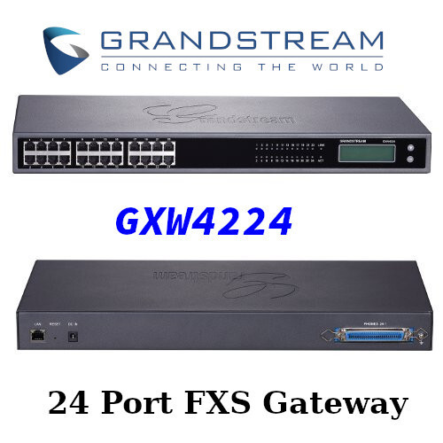 Grandstream GXW4224 24 Port FXS Gateway Gigabit Analog to VoIP