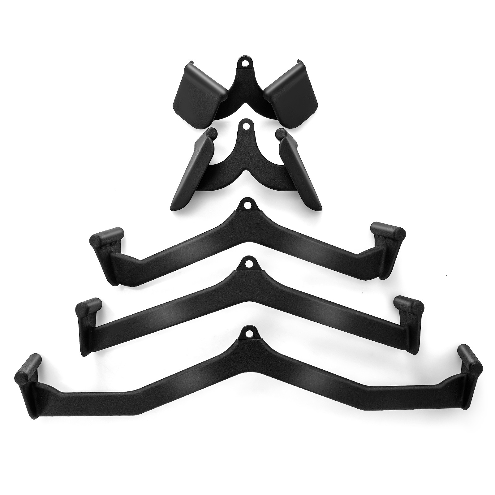 LAT Pulldown Attachment Set Back Strength Training Bicep Tricep Handle Grips
