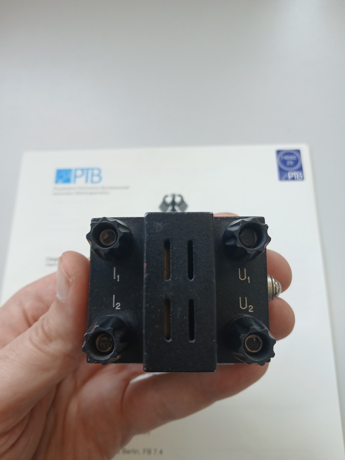 Reference Resistance Standard – 1 Ω | ±0.002% | ISO/IEC 17025 Calibrated