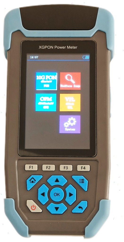 Digital 10G PON Power Meter Network Voice Data and Video Signals Analyzer