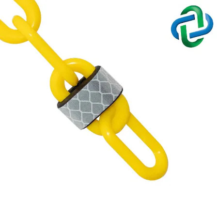 Zoro Select 52002-25 Plastic Chain, Yellow, Unfinished, Outdoor, 52002-25