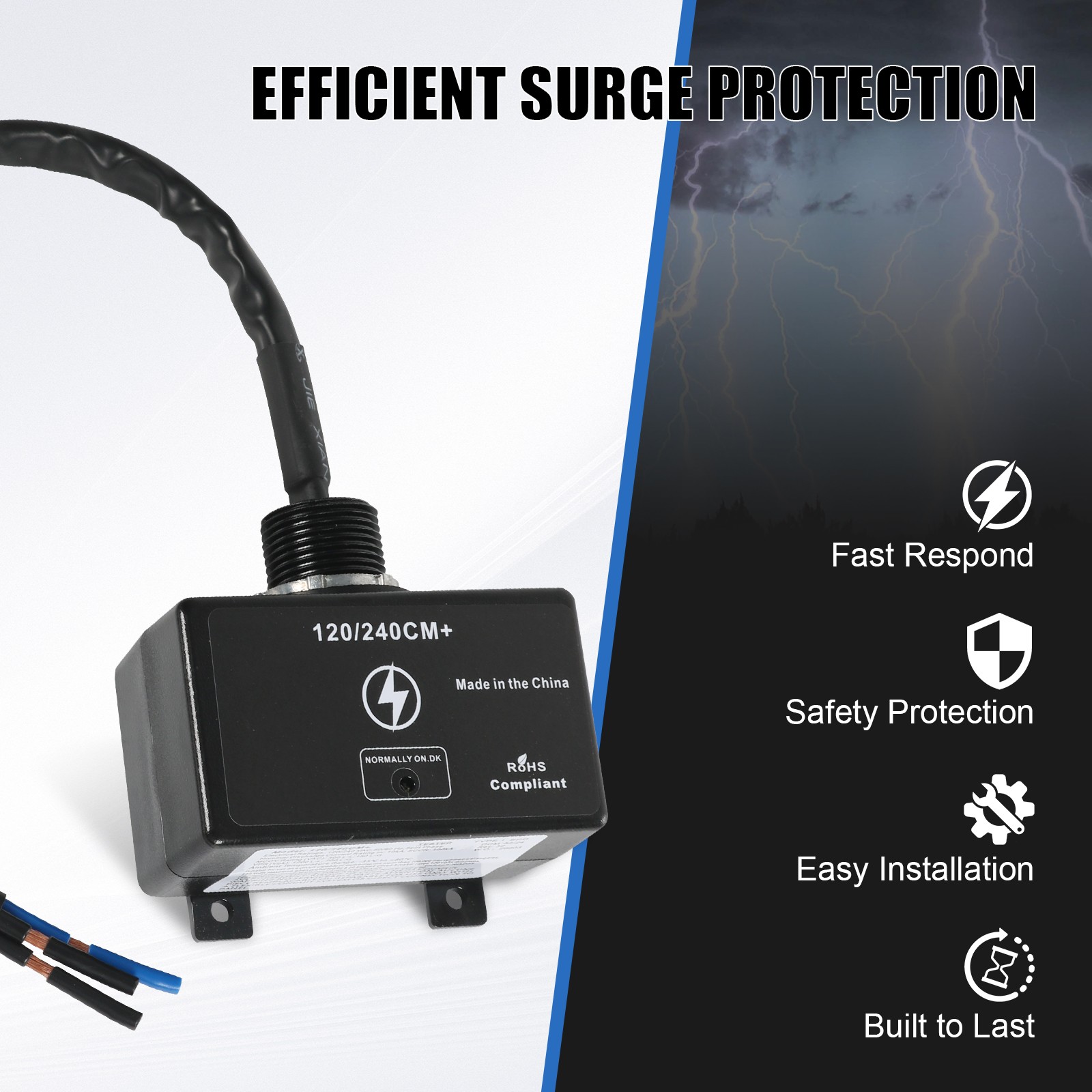 DTK-120HW Surge Protective Device (SPD) / AC Surge Suppressor