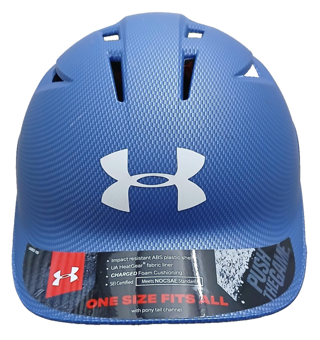 Under Armour UABH2-100 Batting Helmet Adult OSFA Blue Baseball Softball NOCSAE