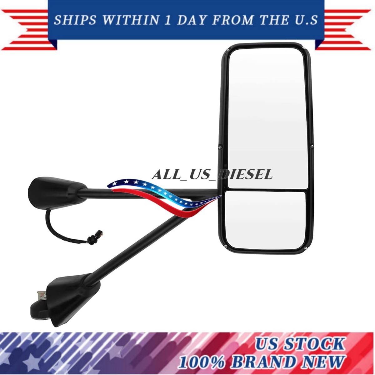 Door Mirror Power Heated For Kenworth T170 T270 T370 T440 T470 T660 T800 T600 RH