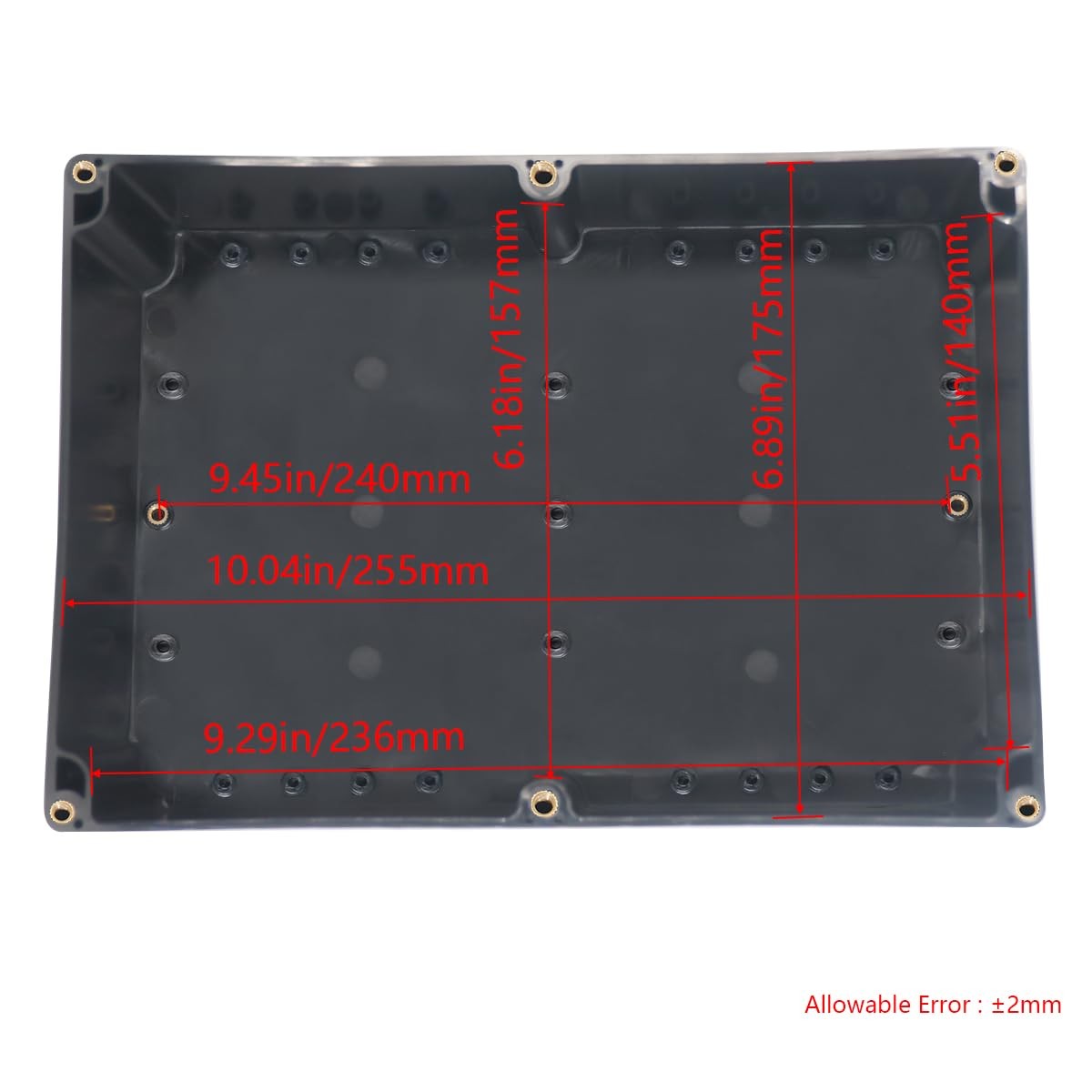 Project Box IP65 Waterproof Junction Box ABS Plastic Black Electrical Boxes DIY