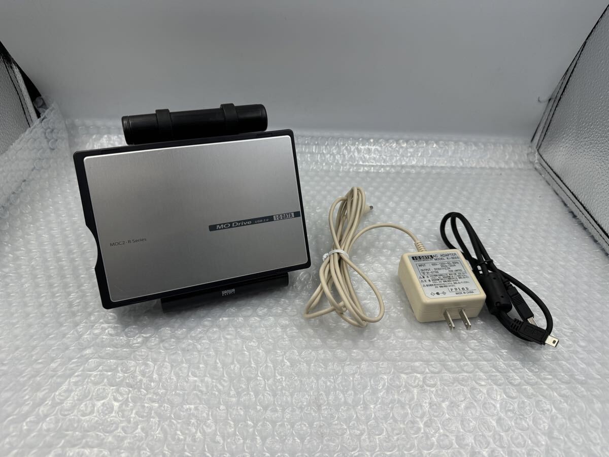 I-O DATA External MO Drive MOC2-U1.3R 1.3GB Optical Media Storage Tested