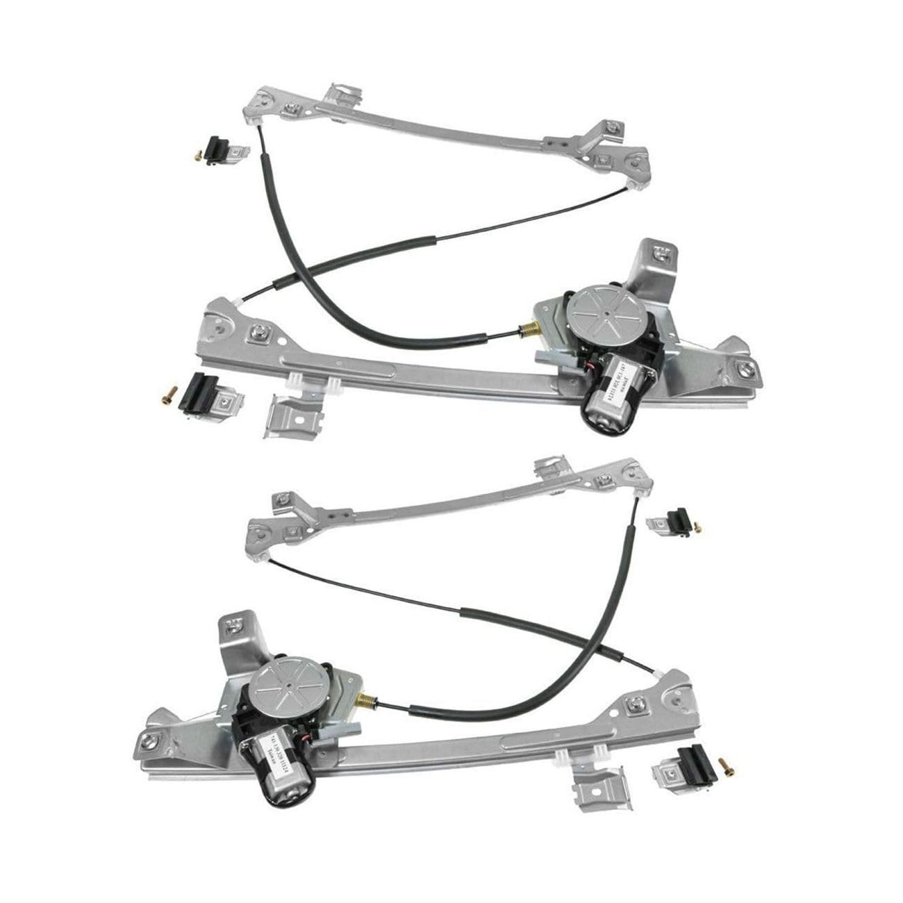 Front Door Power Window Regulators w/Motor 2 Piece 4894270AC 4894271AC
