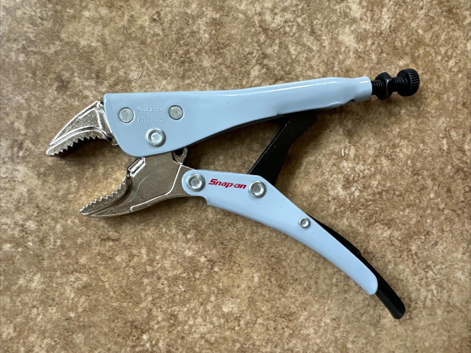 🔴 NEW Snap-On 5" Curved Jaw with Cutter LOCKING Vise Grip Type PLIERS   LP5WR