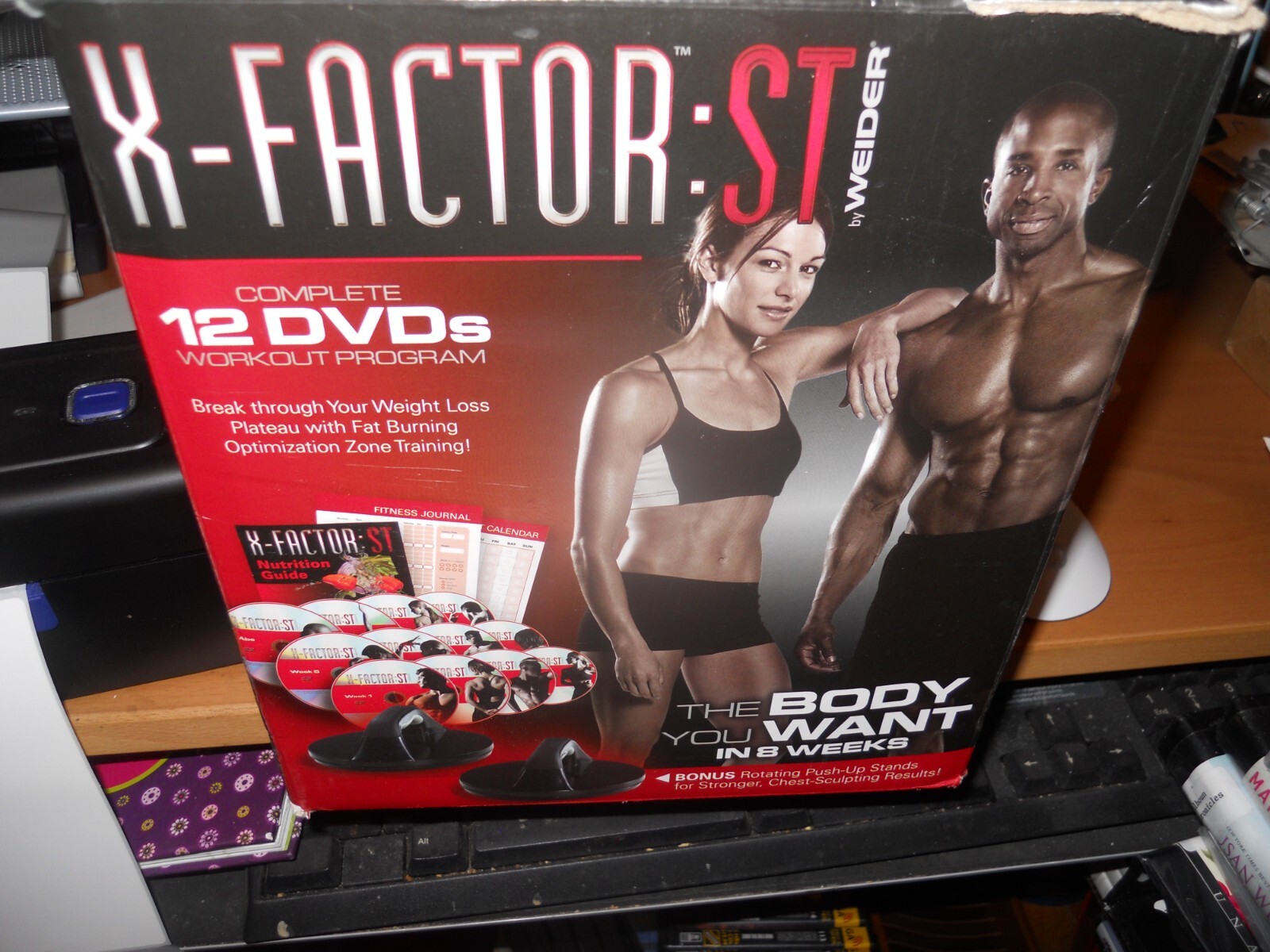 Weider X Factor ST Complete 12 DVDs Workout Program NEW 8 Week training , sealed