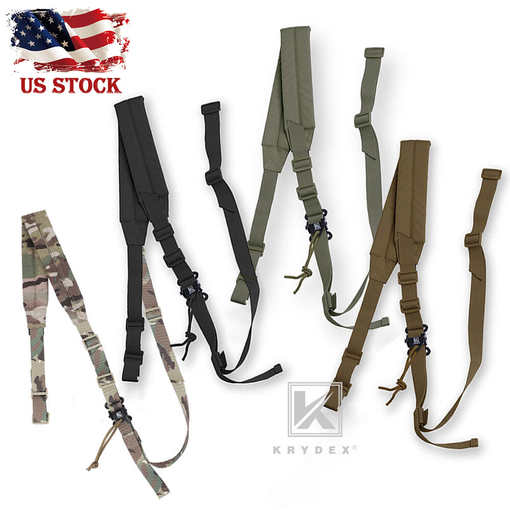 KRYDEX MK2 2 Point Gun Sling Tactical Sniper Padded Sling Quick Detach Nylon