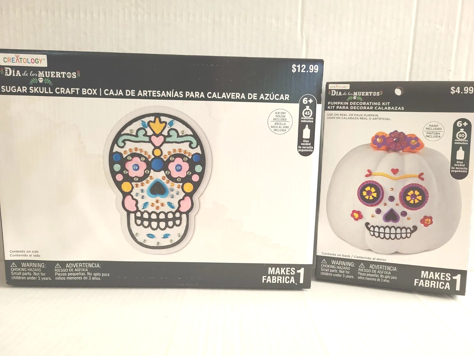 Creatology Sugar Skull Craft Box | Pumkin Decorating Kit | Día de los Muertos