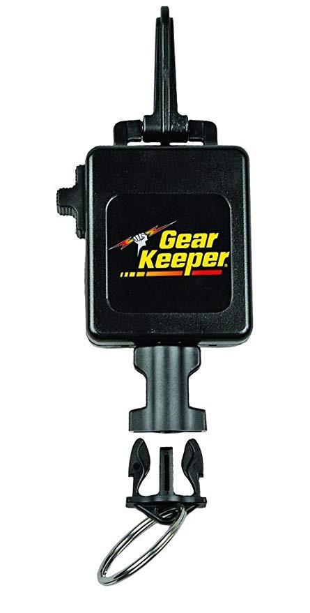 Gear Keeper RT3-0013 Locking Scuba Console 24oz Force Retractor Snap Clip Mount