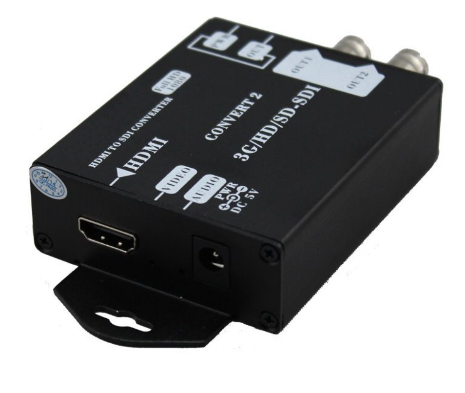 Professional HDMI to SDI Converter Adapter HDMI to 3G-SDI HD-SDI Signal 1080p60