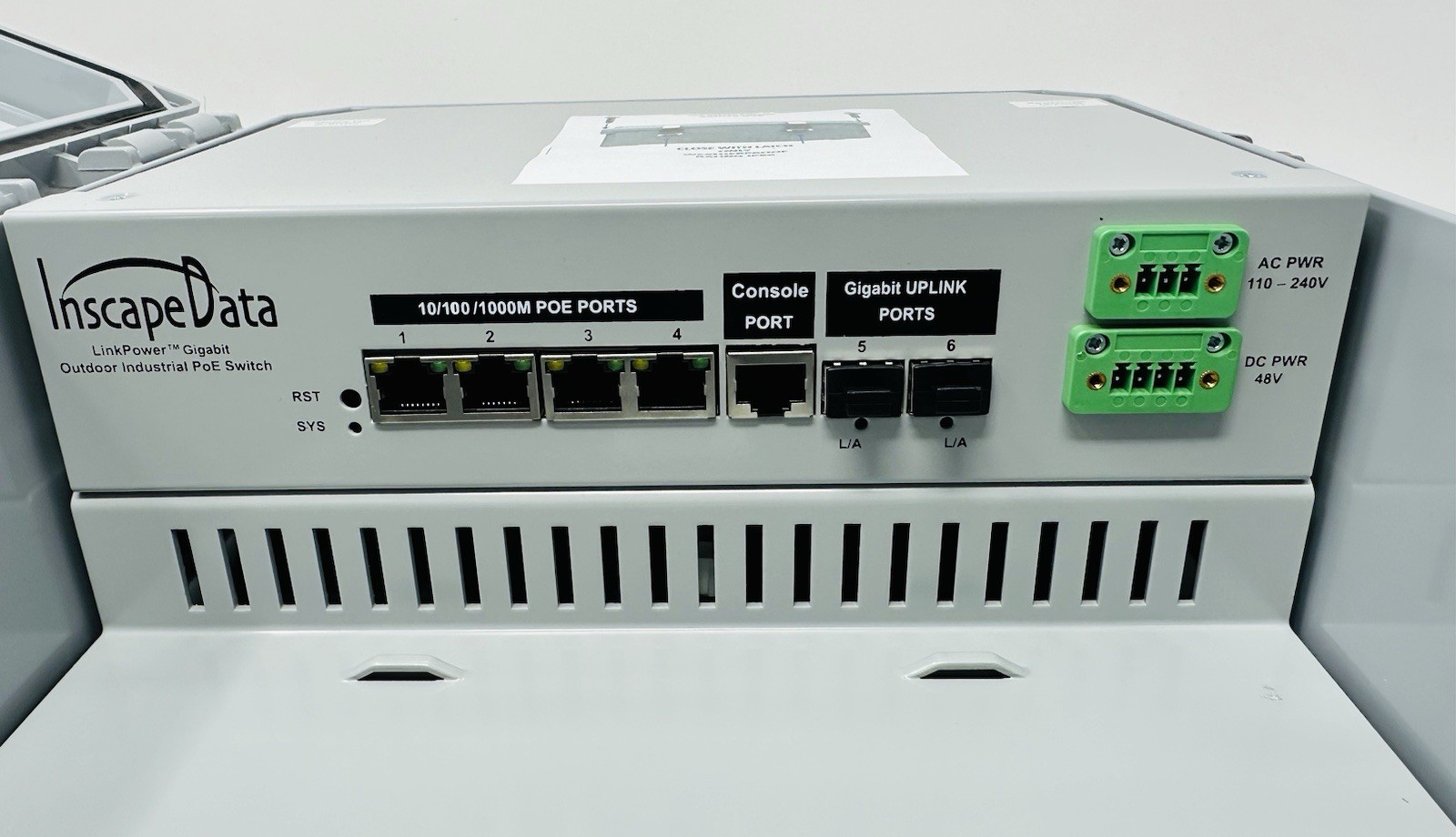 Outdoor IP68 Rugged 802.3at Gigabit PoE Switch 6-Port, LinkPower LPS3400ATM-T1