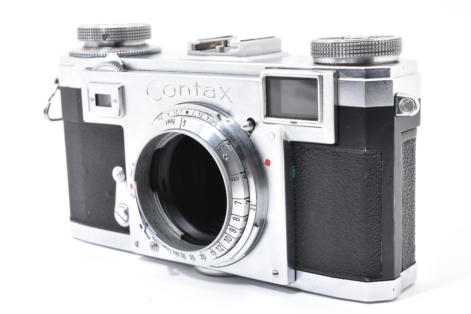 Color Dial [MINT] Zeiss Contax IIa Rangefinder 35mm Film Camera Body From JAPAN