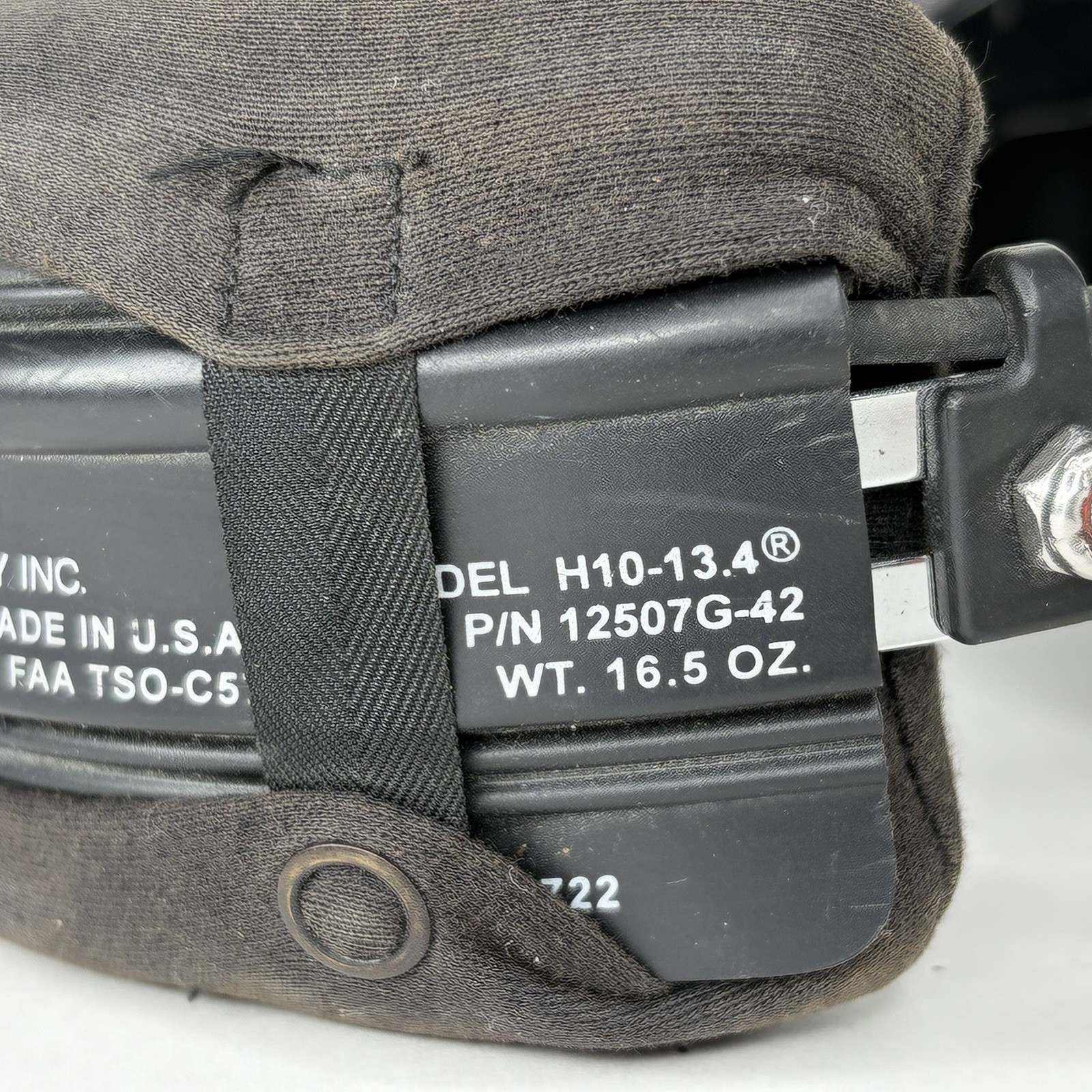 David Clark H10-13.4 Aviation Headset Missing Mic Cover