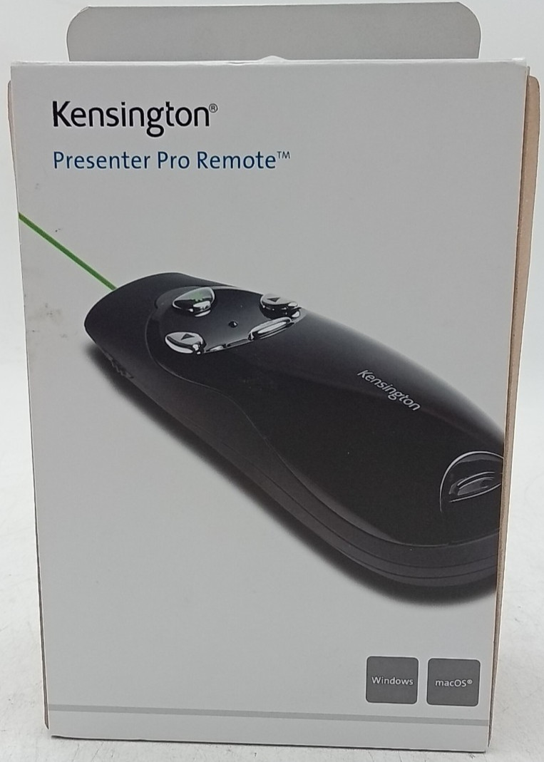 Kensington Presenter Expert Wireless Cursor Control Green Laser Sealed