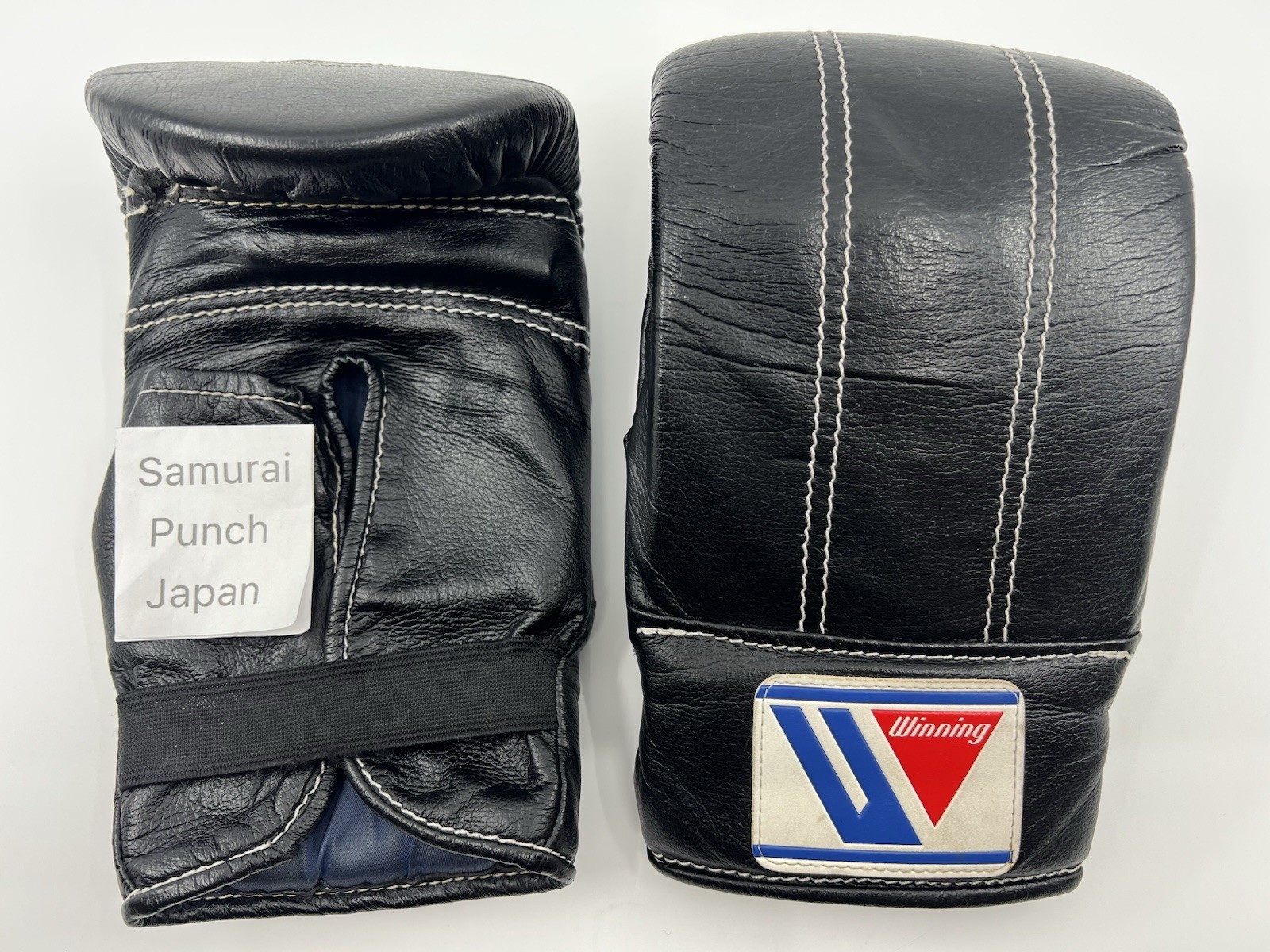 Winning SB-2000 Punching Gloves Black Used Rare Made in Japan
