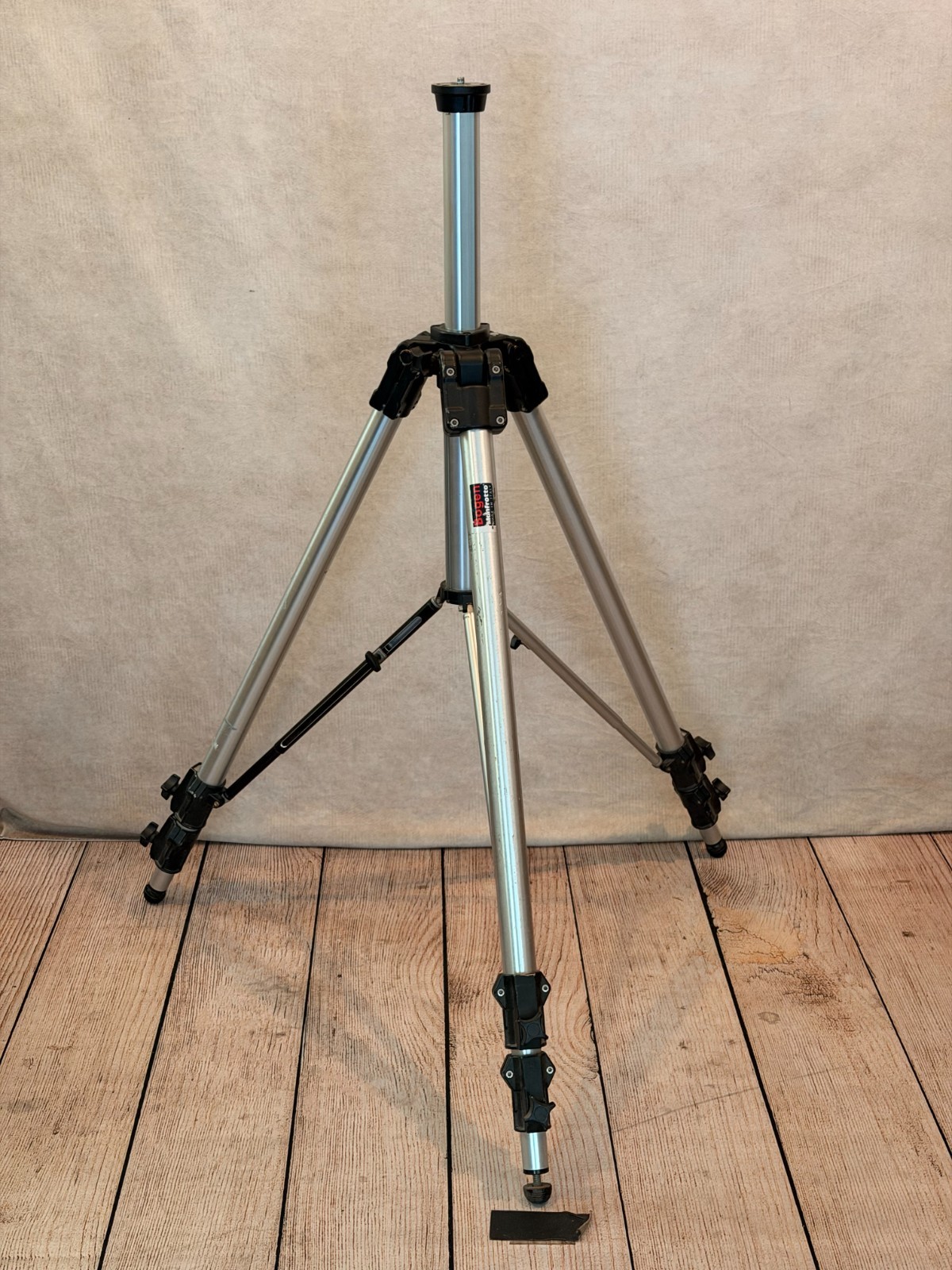 Bogen 3058 Tripod Heavy Duty Manfrotto Aluminum Geared Camera Stand Italy