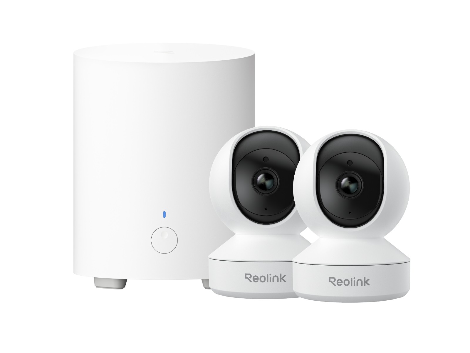Reolink E1 4MP 360° Coverage PT WiFi Indoor Security Camera with Home Hub Mini