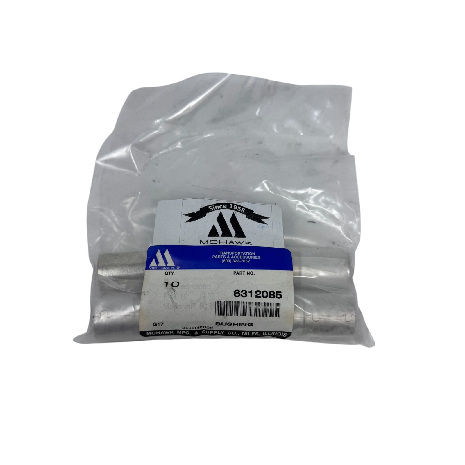 Pack of 10 Pieces Mohawk 6312085 Bushings Transportation Parts