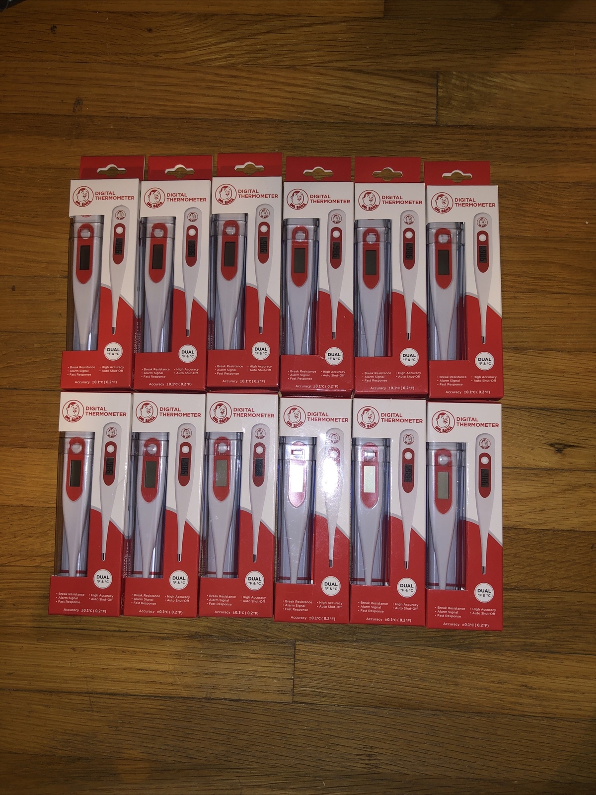 Log Of 12 - Dr. Sana Digital Body Oral Thermometer Dual F* & C* alarm signal